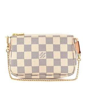 Louis Vuitton Damier Azur Mini Pochette #254596L87B